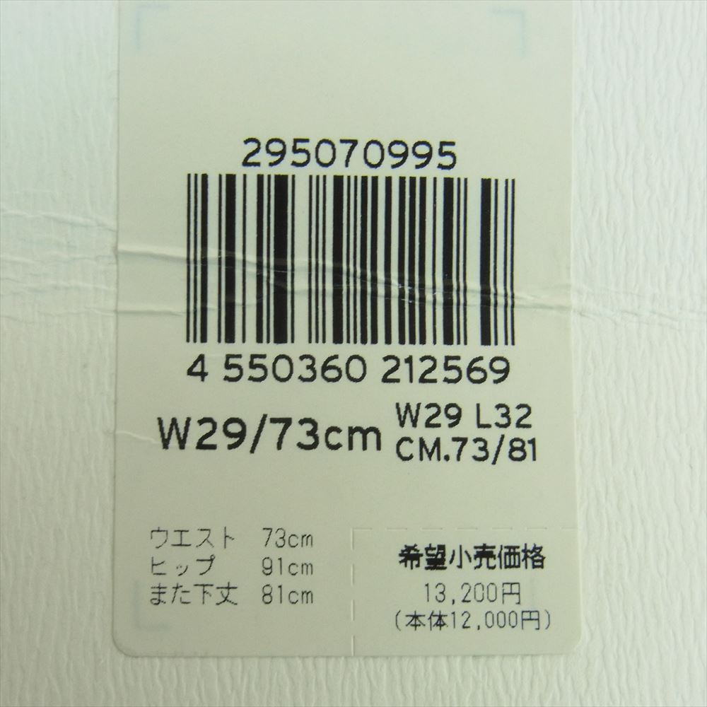 Levi's リーバイス 29507-0995 502 TAPER BERRY BERRY レギュラー テーパード ストレート デニム パンツ W29 L32【新古品】【未使用】【中古】