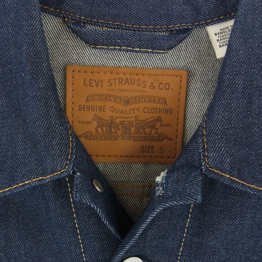 Levi's リーバイス PC9-72334-0207 The Trucker Jacket デニム トラッカー ジャケット インディゴブルー系 S【極上美品】【中古】