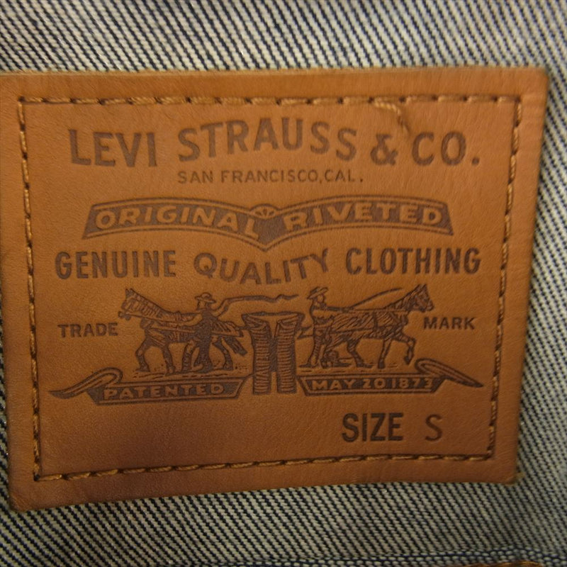 Levi's リーバイス PC9-72334-0207 The Trucker Jacket デニム トラッカー ジャケット インディゴブルー系 S【極上美品】【中古】