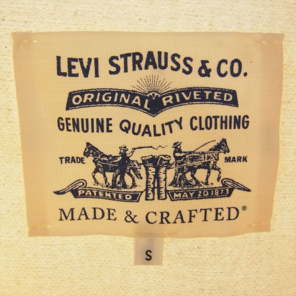 Levi's リーバイス 28943-0023 MADE & CRAFTED TYPE II WORN TRUCKER ホワイトデニム トラッカー ジャケット オフホワイト系 S【極上美品】【中古】