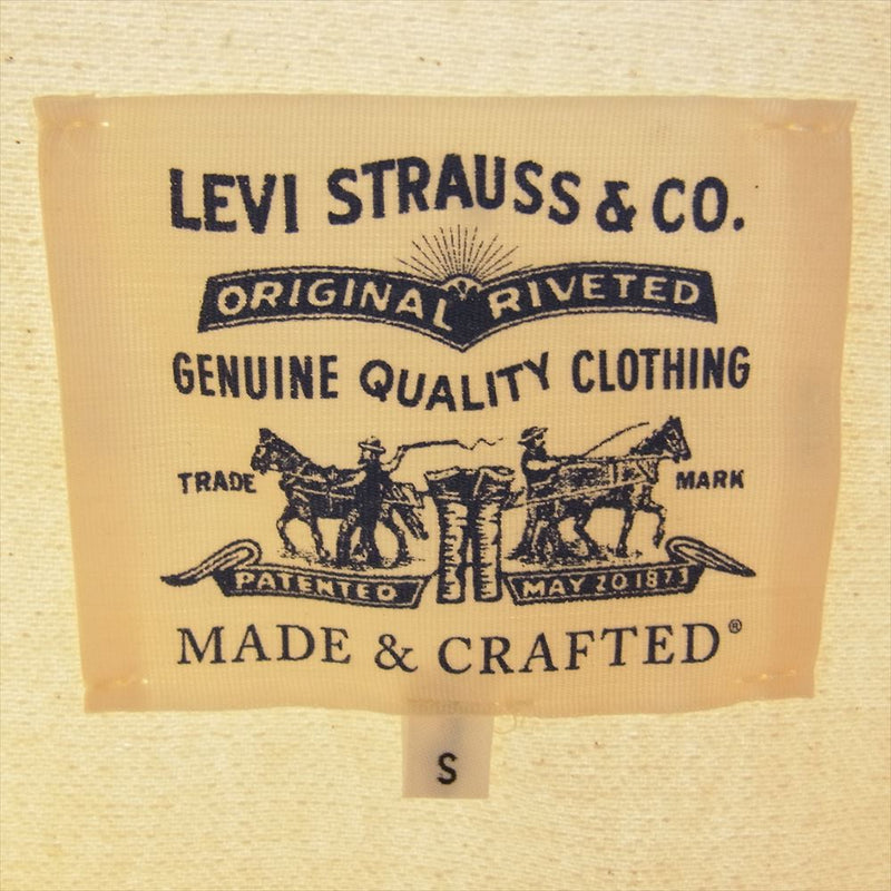 Levi's リーバイス 28943-0023 MADE & CRAFTED TYPE II WORN TRUCKER ホワイトデニム トラッカー ジャケット オフホワイト系 S【極上美品】【中古】