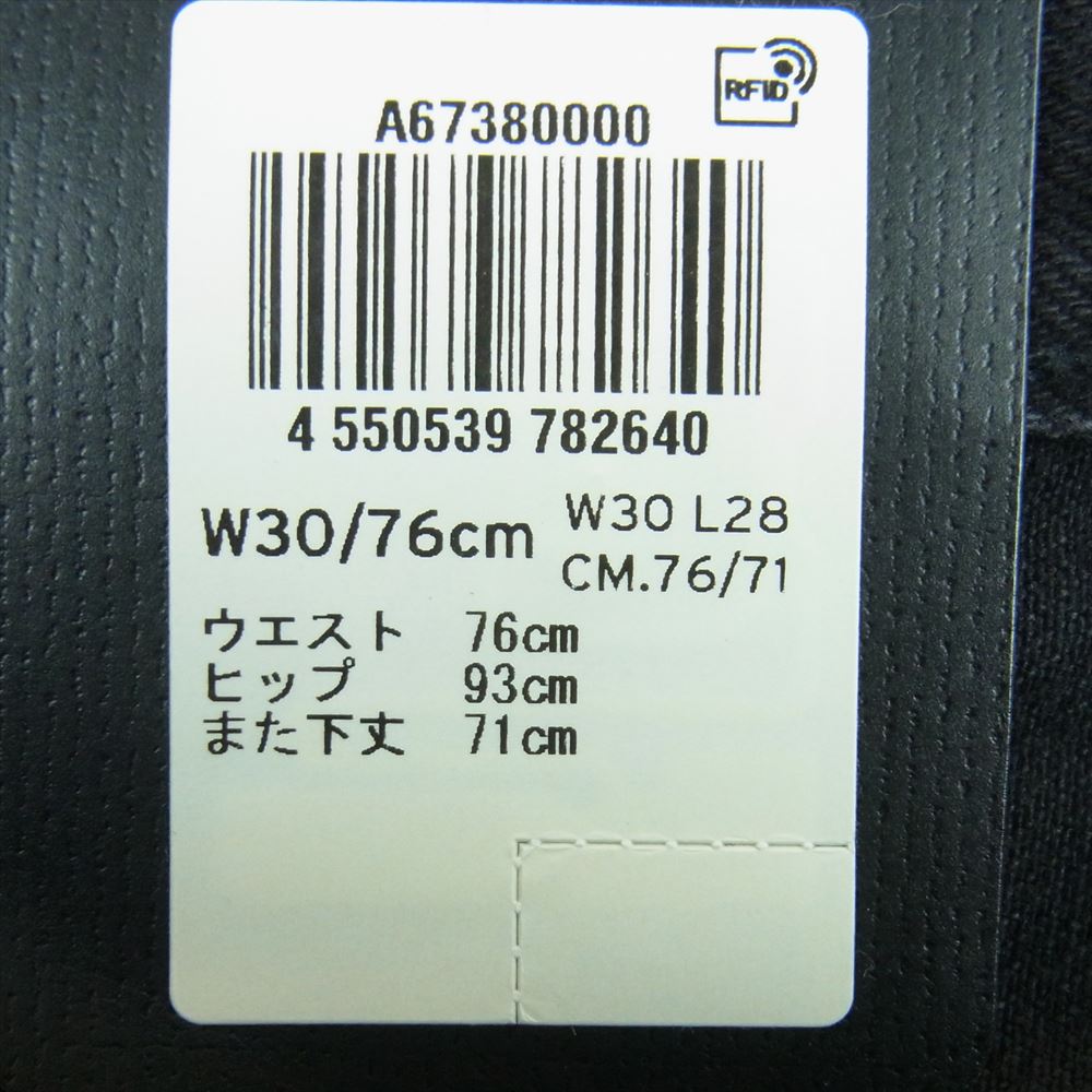 Levi's リーバイス A67380000 FOR EDIFICE 501 ブラック デニム パンツ ジーンズ ブラック系 W30 L28【新古品】【未使用】【中古】