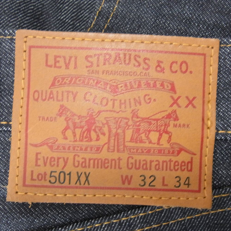 Levi's リーバイス 47501-0200 LVC 1947年モデル 501XX デニム パンツ ジーンズ インディゴブルー系 32【新古品】【未使用】【中古】