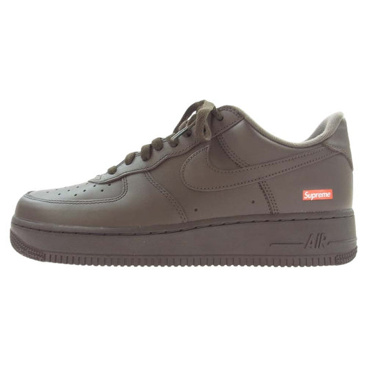 Supreme シュプリーム 23AW CU9225-200 × Nike Air Force 1 Low Baroque Brown ナイキ エアフォース1 ロー バロックブラウン スニーカー ブラウン系 27.5cm【新古品】【未使用】【中古】