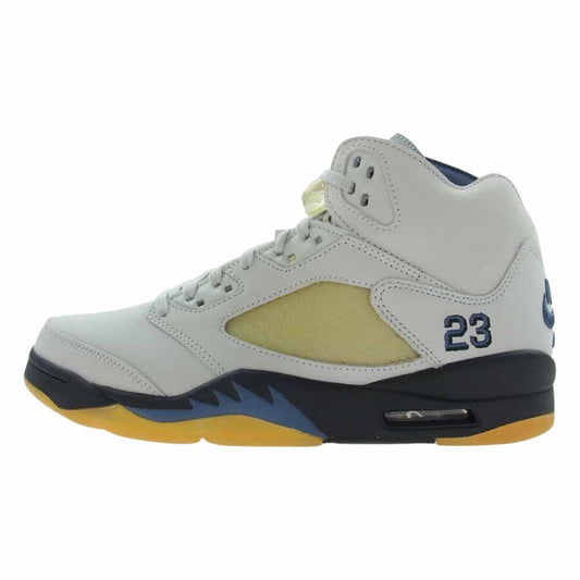 NIKE ナイキ FZ5758-004 × A Ma Maniere アママニエール WMNS Air Jordan 5 Retro SP ウィメンズ エアジョーダン5 レトロ スニーカー ホワイト系 ブラック系 ブルー系 27.5cm【新古品】【未使用】【中古】