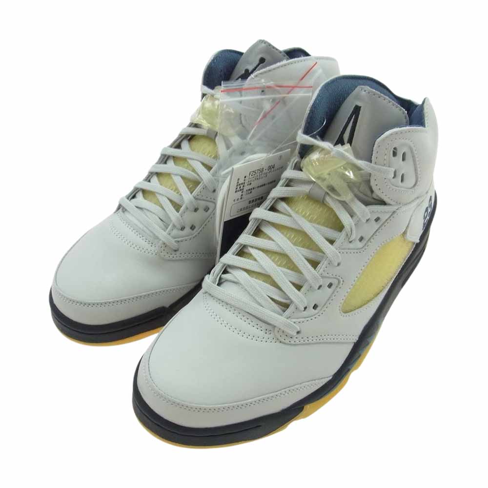 NIKE ナイキ FZ5758-004 × A Ma Maniere アママニエール WMNS Air Jordan 5 Retro SP ウィメンズ エアジョーダン5 レトロ スニーカー ホワイト系 ブラック系 ブルー系 27.5cm【新古品】【未使用】【中古】