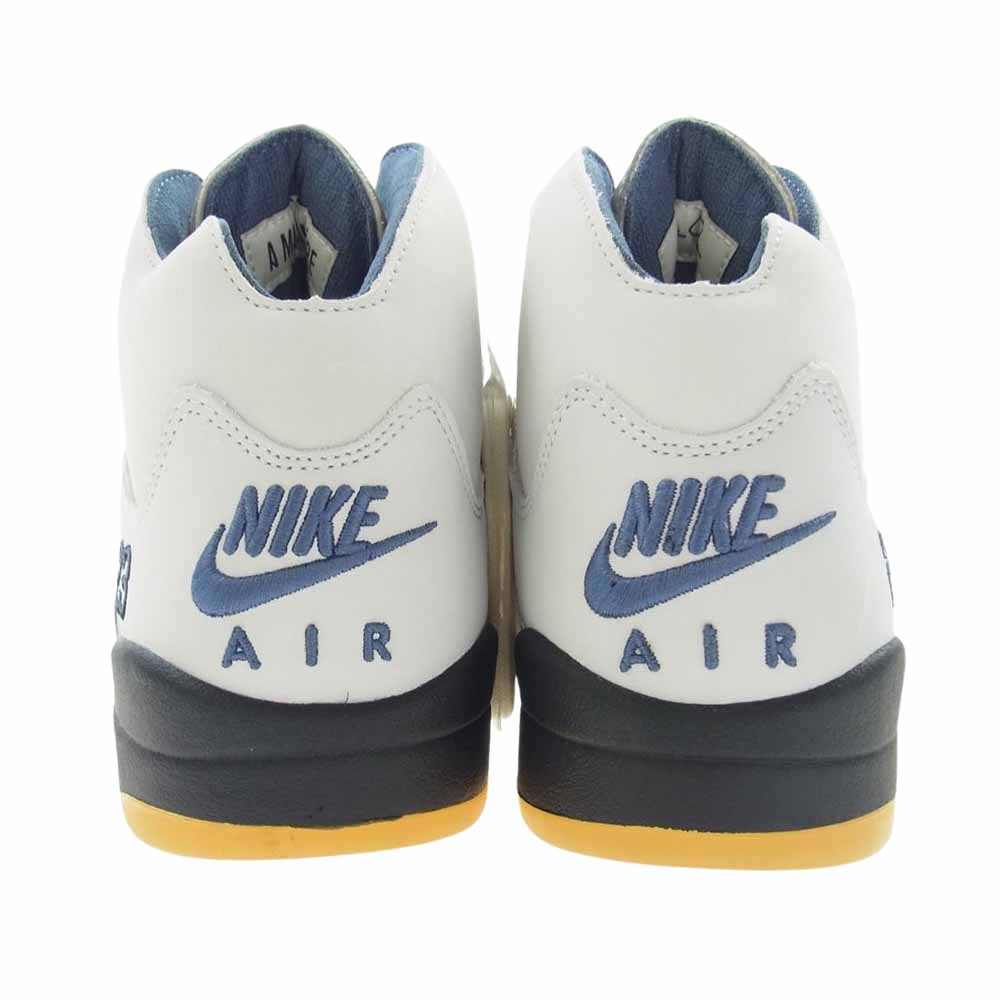 NIKE ナイキ FZ5758-004 × A Ma Maniere アママニエール WMNS Air Jordan 5 Retro SP ウィメンズ エアジョーダン5 レトロ スニーカー ホワイト系 ブラック系 ブルー系 27.5cm【新古品】【未使用】【中古】