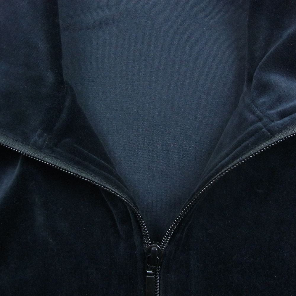 フレッシュサービス FSW-23-CT-189 VELOUR JERSEY BLOUSON ベロア ジャージー ジップアップ ブルゾン ジャケット ネイビー系 L【中古】