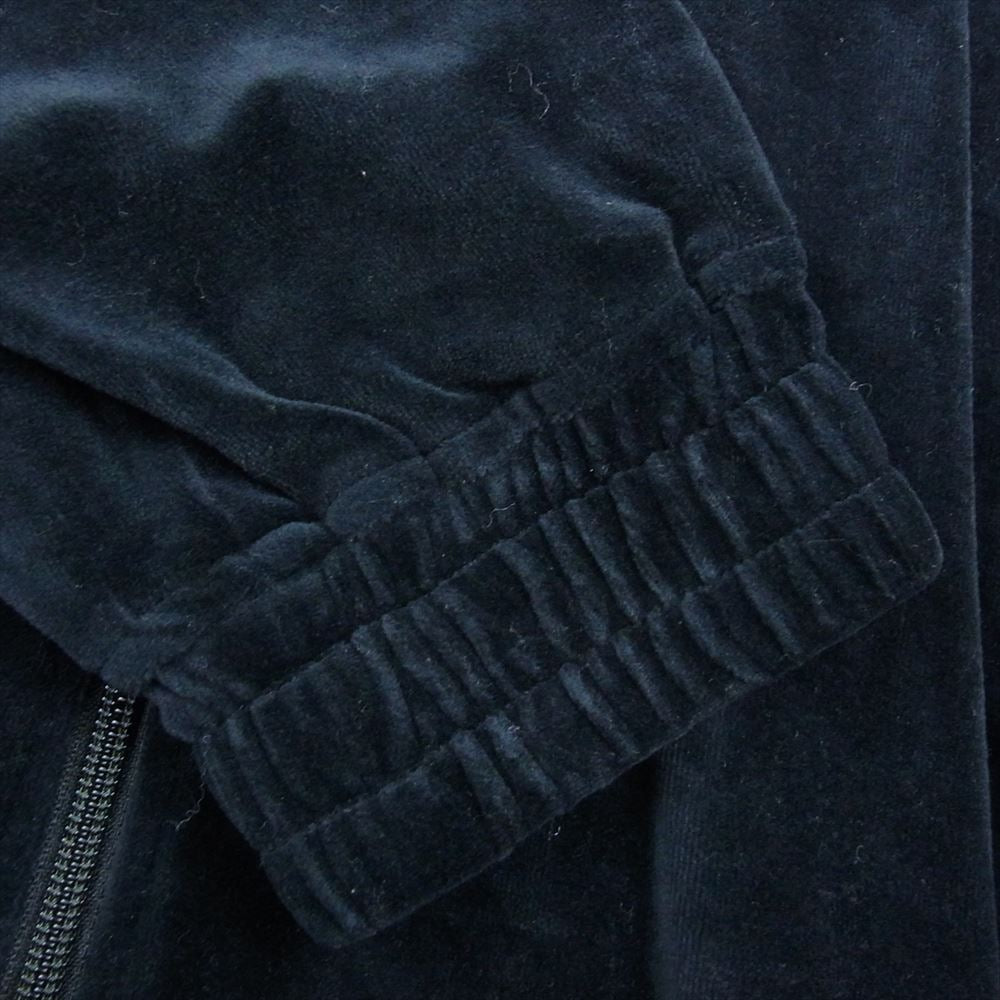 フレッシュサービス FSW-23-CT-189 VELOUR JERSEY BLOUSON ベロア ジャージー ジップアップ ブルゾン ジャケット ネイビー系 L【中古】