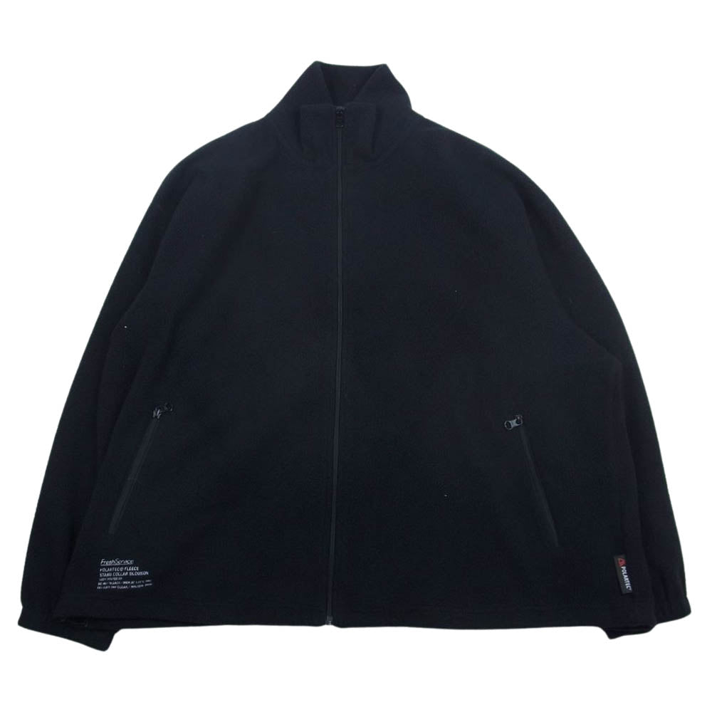 フレッシュサービス FSW-22-CT-185 フルジップ ボア フリース ジャケット ブラック系 OS【中古】