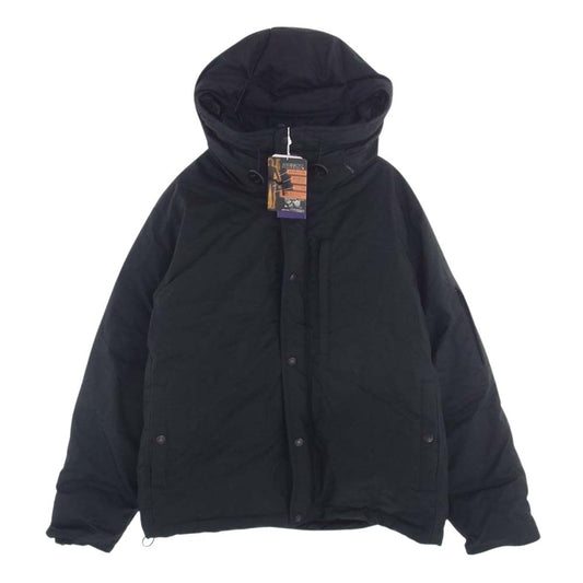 THE NORTH FACE ノースフェイス ND22656N PURPLE LABEL Lightweight Twill パープルレーベル ライトウェイト ツイル マウンテン ショート ダウン パーカ ジャケット ブラック系 M【極上美品】【中古】