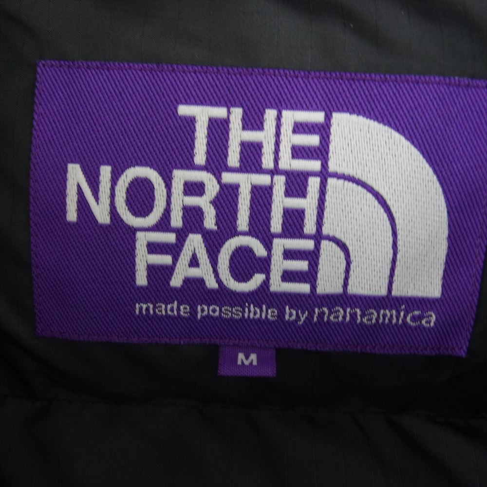 THE NORTH FACE ノースフェイス ND22656N PURPLE LABEL Lightweight Twill パープルレーベル ライトウェイト ツイル マウンテン ショート ダウン パーカ ジャケット ブラック系 M【極上美品】【中古】