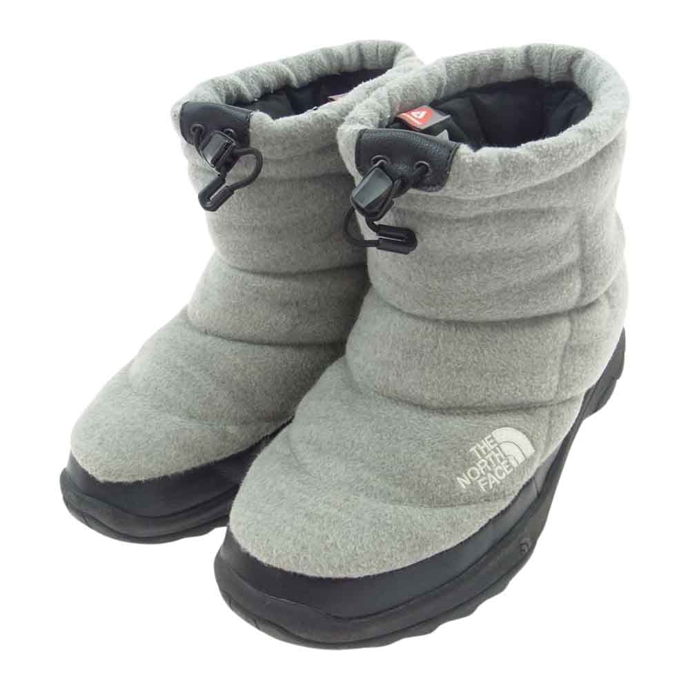 THE NORTH FACE ノースフェイス NF51787 NUPTSE BOOTIE WOOL IIISHORT ヌプシブーティー ウール ショートブーツ グレー系 ブラック系 27cm【中古】