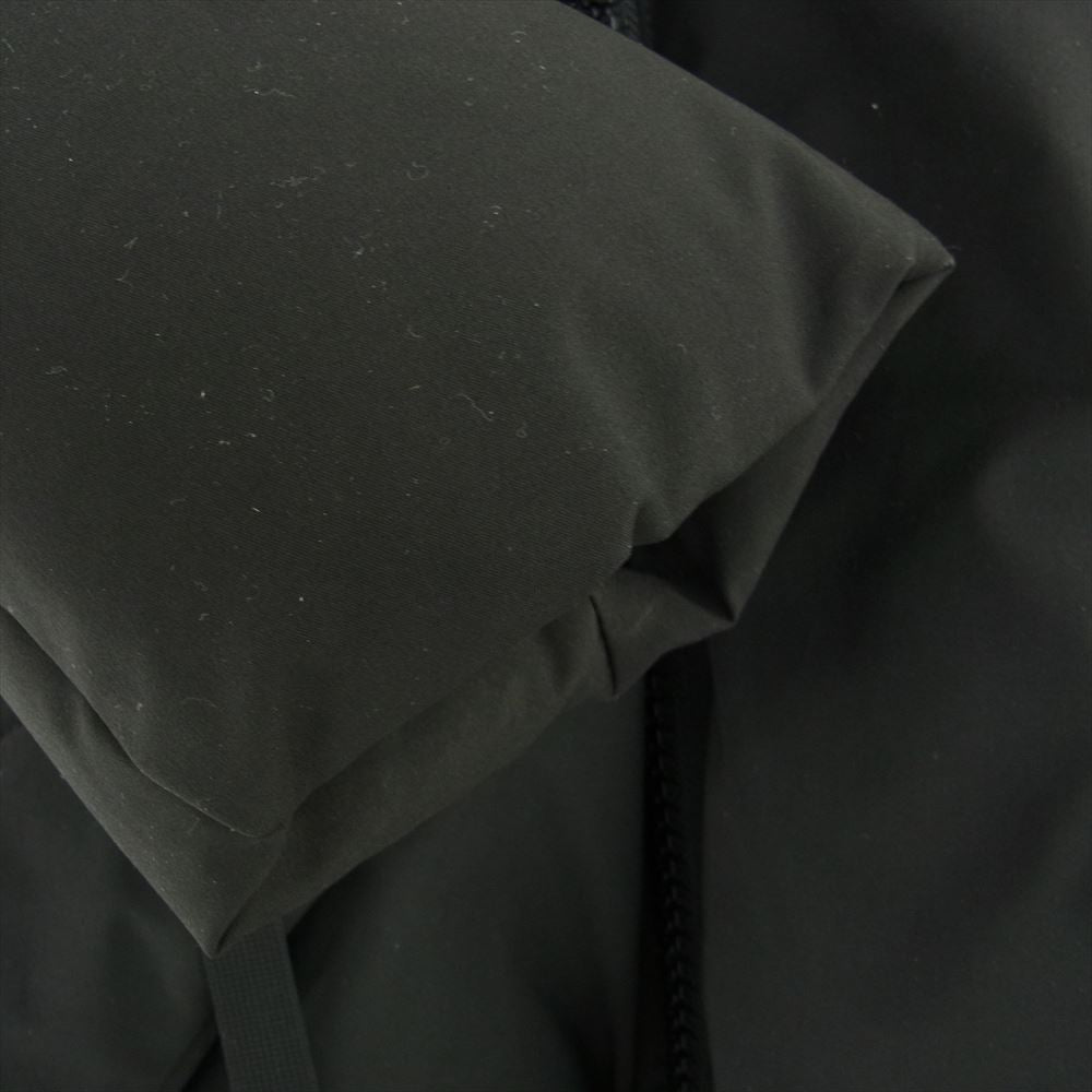 オーエーエムシー 21AW OAMT442301 INFLATE PARKA ロゴパッチ フード付き ダウンコート ダウンジャケット ブラック系 S【中古】