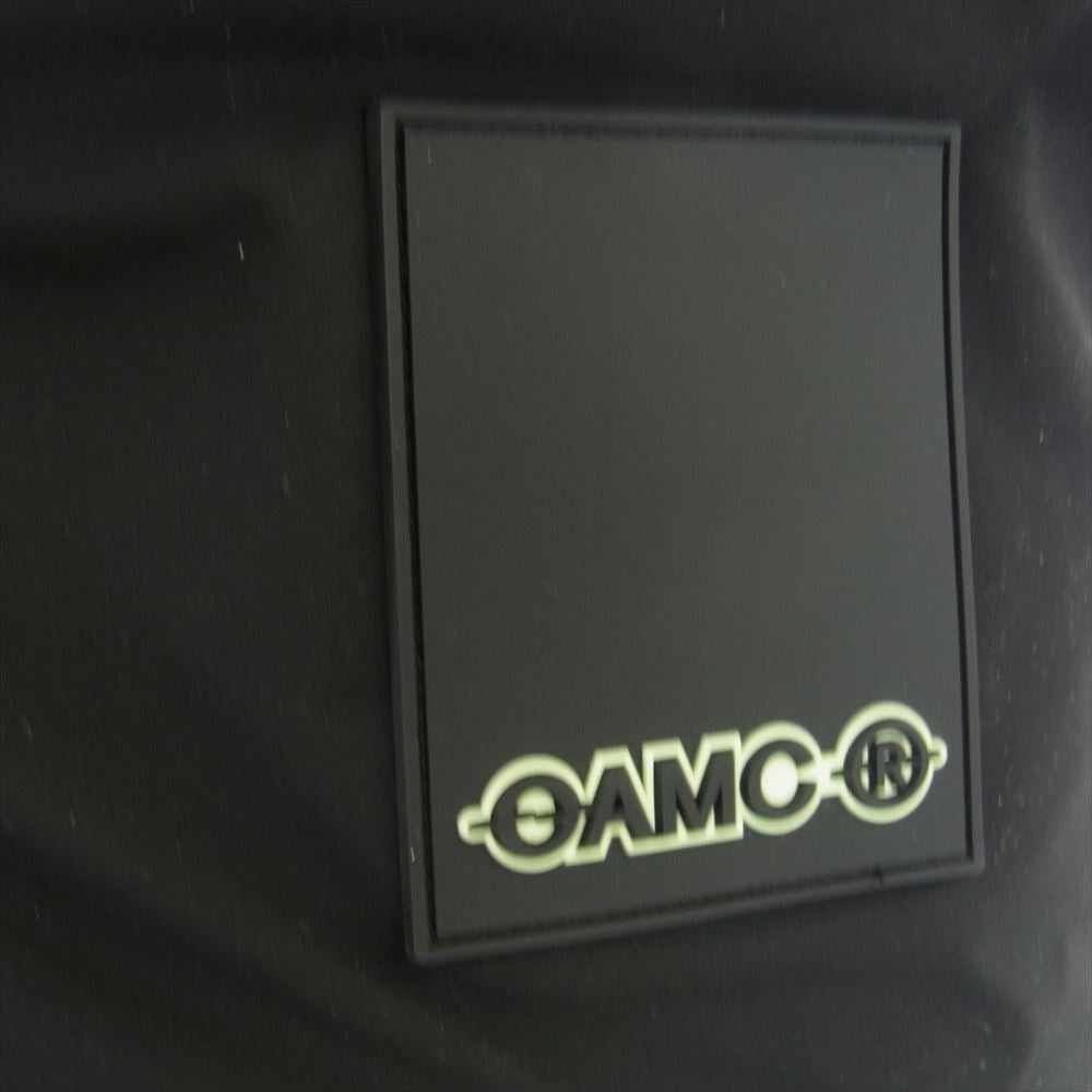 オーエーエムシー 21AW OAMT442301 INFLATE PARKA ロゴパッチ フード付き ダウンコート ダウンジャケット ブラック系 S【中古】