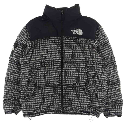 Supreme シュプリーム 21SS × The North Face Studded Nuptse Jacket ノースフェイス スタッズ ヌプシ ダウン ジャケット ブラック系 L【中古】