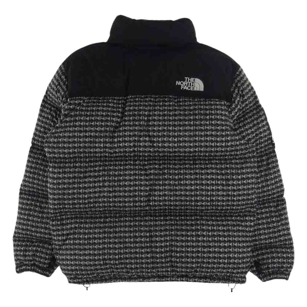 Supreme シュプリーム 21SS × The North Face Studded Nuptse Jacket ノースフェイス スタッズ ヌプシ ダウン ジャケット ブラック系 L【中古】