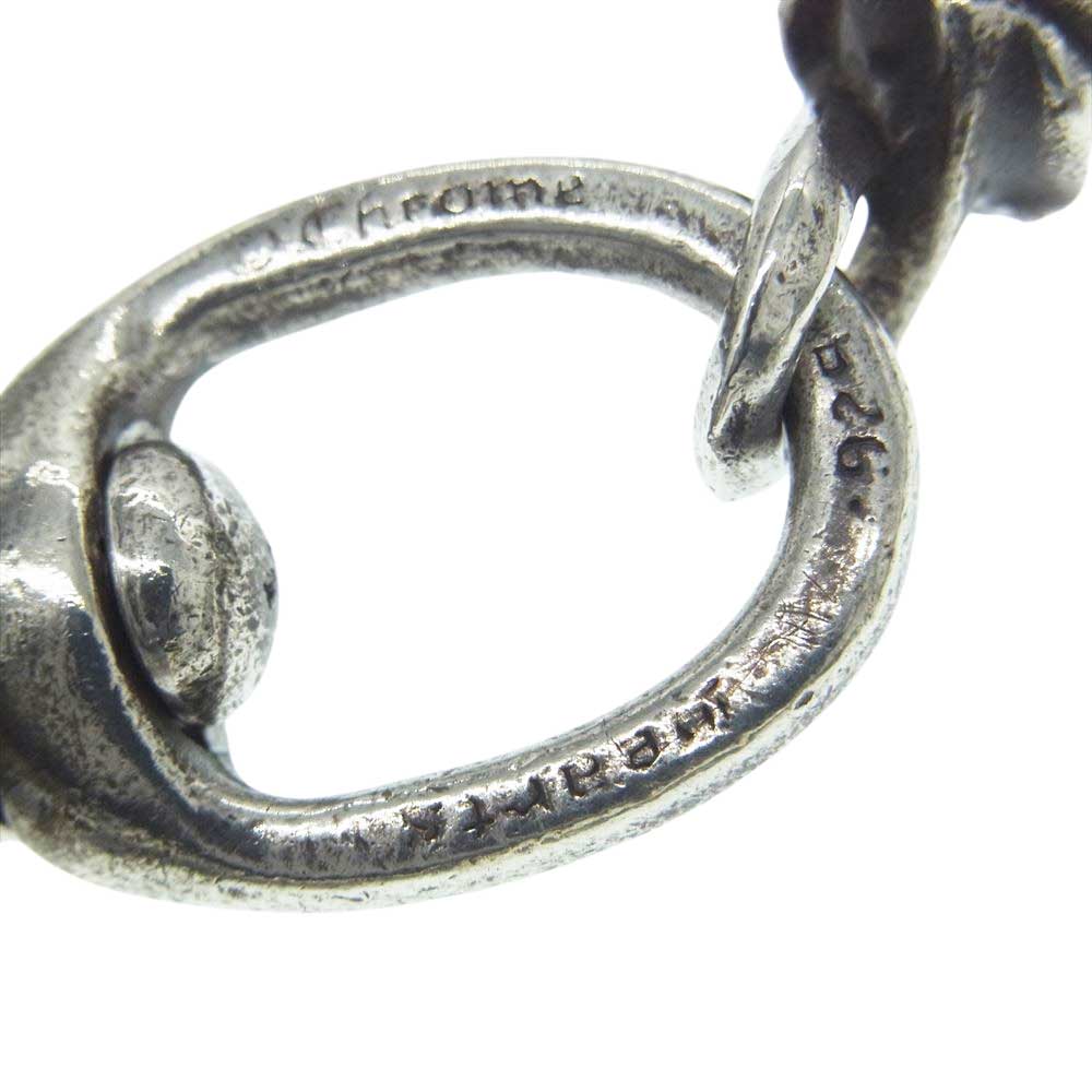 CHROME HEARTS クロムハーツ（原本無） ROLLER ローラー ウォレットチェーン オールド 7リンク 2クリップ シルバー系【中古】