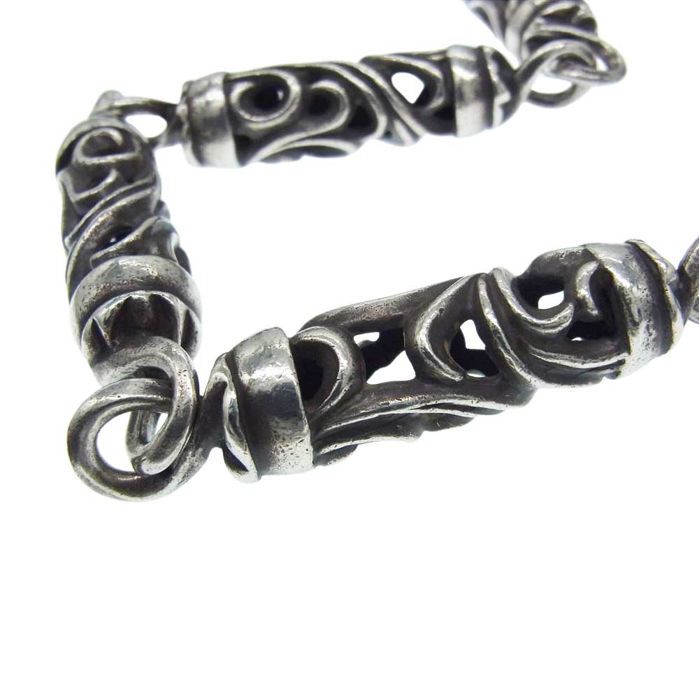 CHROME HEARTS クロムハーツ（原本無） ROLLER ローラー ウォレットチェーン オールド 7リンク 2クリップ シルバー系【中古】