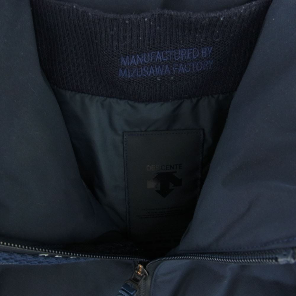 DESCENTE デサント DAMUGK31UX ギャランティカード付 MIZUSAWA DOWN JACKET ANCHOR 水沢ダウン アンカー ダウン ジャケット ネイビー系 L【中古】