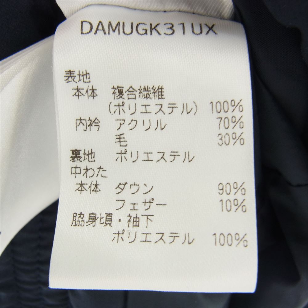 DESCENTE デサント DAMUGK31UX ギャランティカード付 MIZUSAWA DOWN JACKET ANCHOR 水沢ダウン アンカー ダウン ジャケット ネイビー系 L【中古】