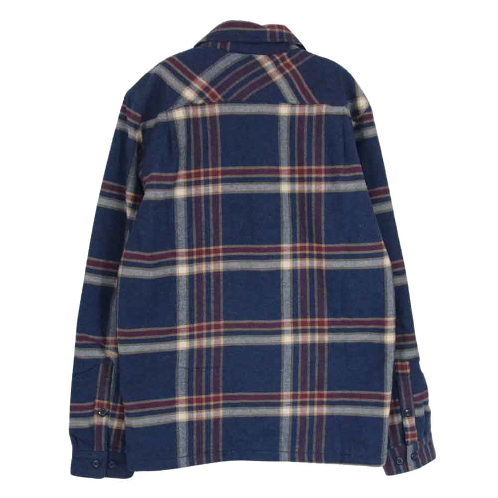 patagonia パタゴニア 21AW 20385FA21 2021年製 INSULATED ORGANIC COTTON MIDWEIGHT FJORD FLANNEL SHIRT インサレーション フィヨルド フランネル 中綿 ジャケット ネイビー系 S【中古】