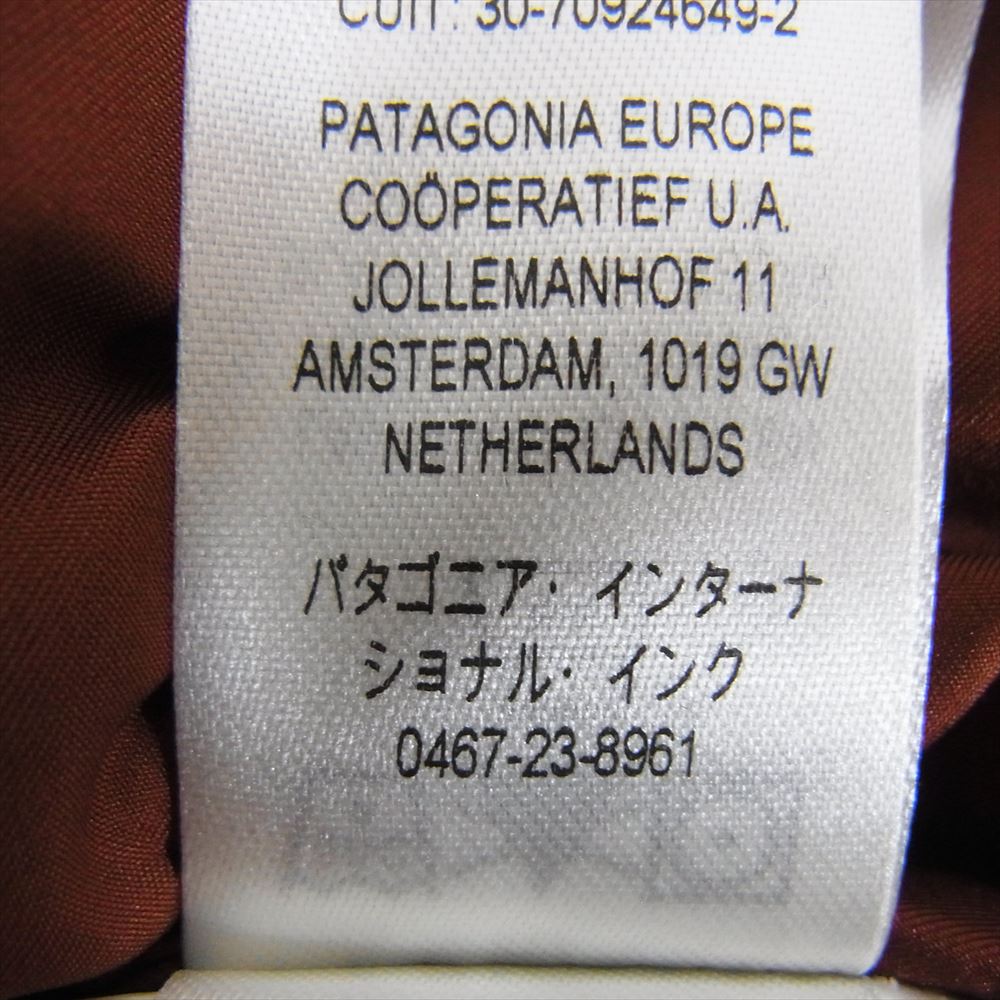 patagonia パタゴニア 21AW 20385FA21 2021年製 INSULATED ORGANIC COTTON MIDWEIGHT FJORD FLANNEL SHIRT インサレーション フィヨルド フランネル 中綿 ジャケット ネイビー系 S【中古】