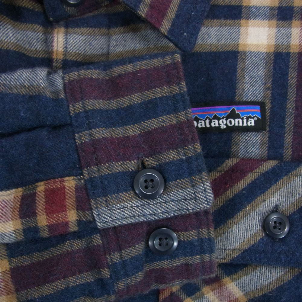 patagonia パタゴニア 21AW 20385FA21 2021年製 INSULATED ORGANIC COTTON MIDWEIGHT FJORD FLANNEL SHIRT インサレーション フィヨルド フランネル 中綿 ジャケット ネイビー系 S【中古】