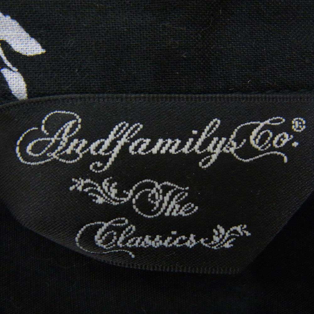 アンドファミリーズ SHL1708490 バードプリント 鳥 総柄 長袖 シャツ ブラック系 L【中古】