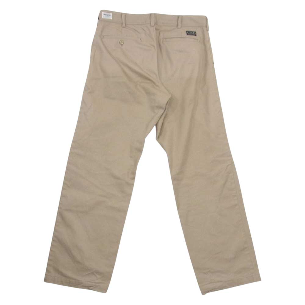 WEIRDO ウィアード  × LIFT UP リフトアップ コットン チノ パンツ ベージュ系 34【中古】