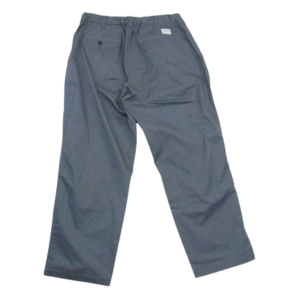 WEIRDO ウィアード × WIND UP ワインドアップ ワイド テーパード 1タック パンツ グレー系 36【中古】
