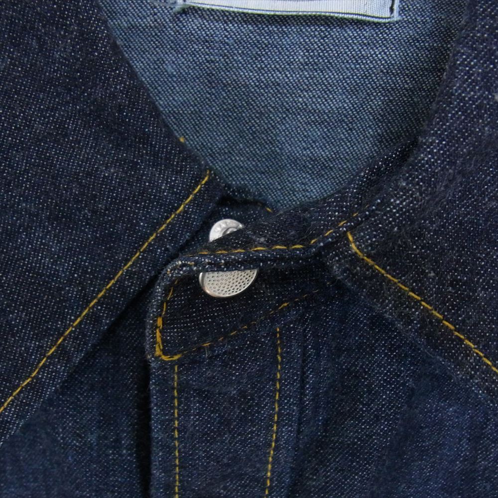 GANGSTERVILLE ギャングスタービル 17SS GSV-17-SS-10 THE FIXER-L/S SHIRTS 刺繍デニムシャツ インディゴブルー系 L【中古】