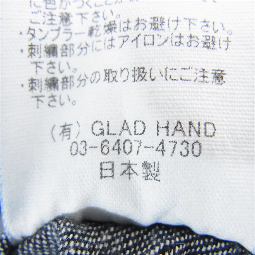 GANGSTERVILLE ギャングスタービル 17SS GSV-17-SS-10 THE FIXER-L/S SHIRTS 刺繍デニムシャツ インディゴブルー系 L【中古】