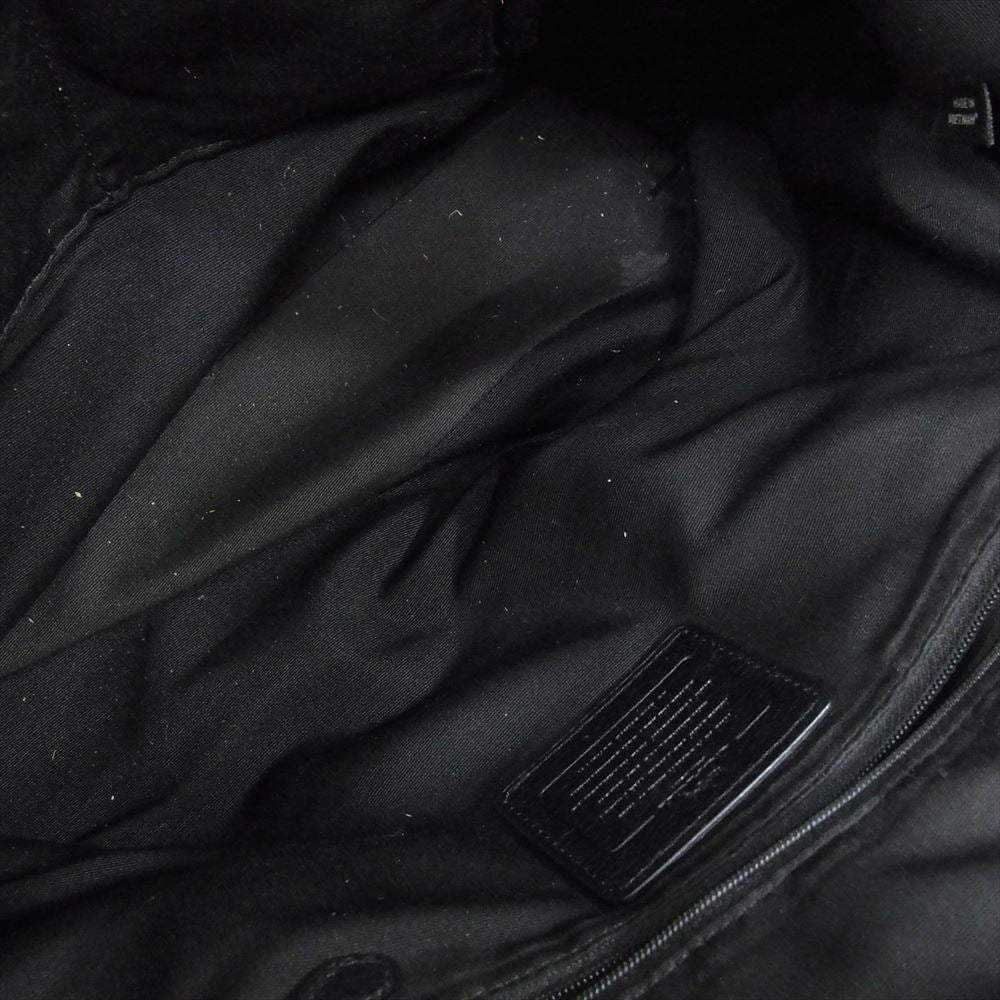 COACH コーチ F36591 ケイシー サッチェル レザー ハンドバッグ ブラック系【中古】