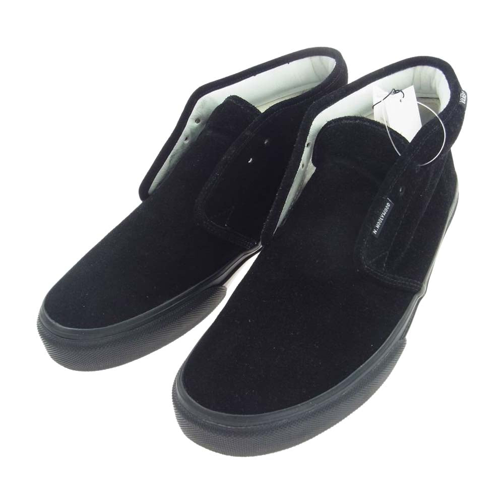 N.HOOLYWOOD エヌハリウッド 15FW-I × VANS バンズ  CHUKKA BOOT チャッカ スエード スニーカー ブラック系 28cm【中古】