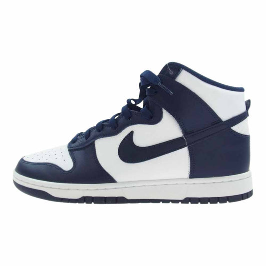 NIKE ナイキ DD1399-104 Dunk High Championship Navy ダンク ハイ チャンピオンシップ ネイビー スニーカー ホワイト系 ネイビー系 28cm【中古】