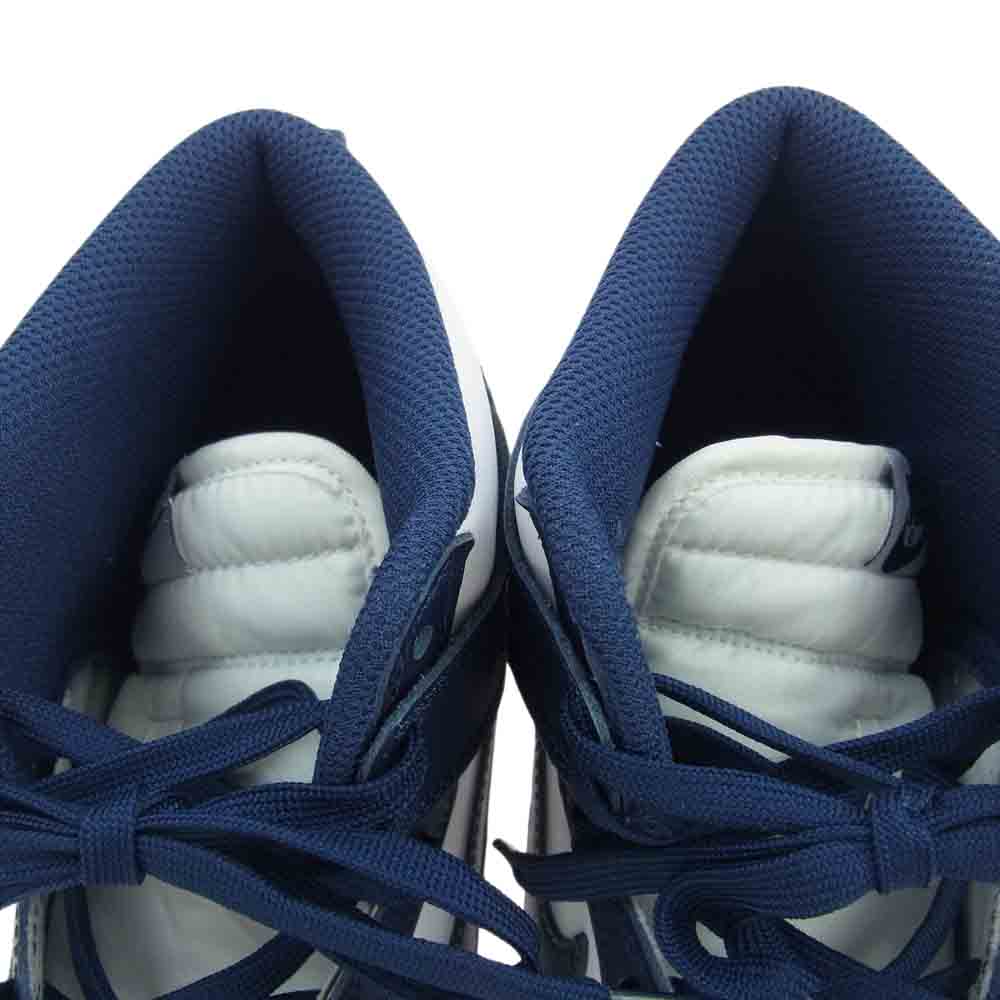 NIKE ナイキ DD1399-104 Dunk High Championship Navy ダンク ハイ チャンピオンシップ ネイビー スニーカー ホワイト系 ネイビー系 28cm【中古】