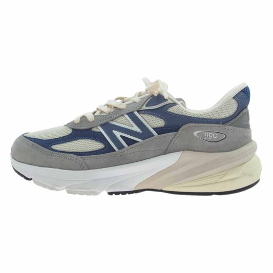 NEW BALANCE ニューバランス U990TC6 USA製 990 V6 TC6 GRAY スニーカー オフホワイト系 グレー系 ネイビー系 27.5cm【中古】