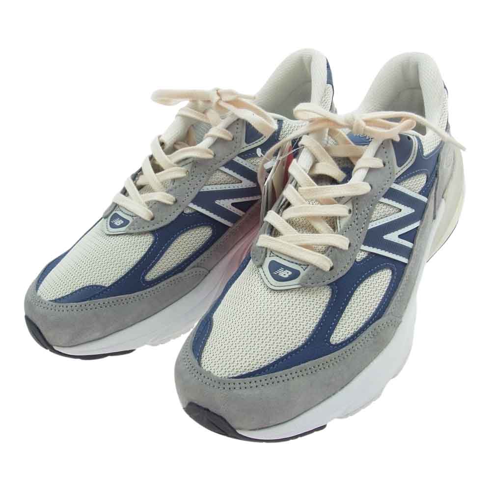 NEW BALANCE ニューバランス U990TC6 USA製 990 V6 TC6 GRAY スニーカー オフホワイト系 グレー系 ネイビー系 27.5cm【中古】