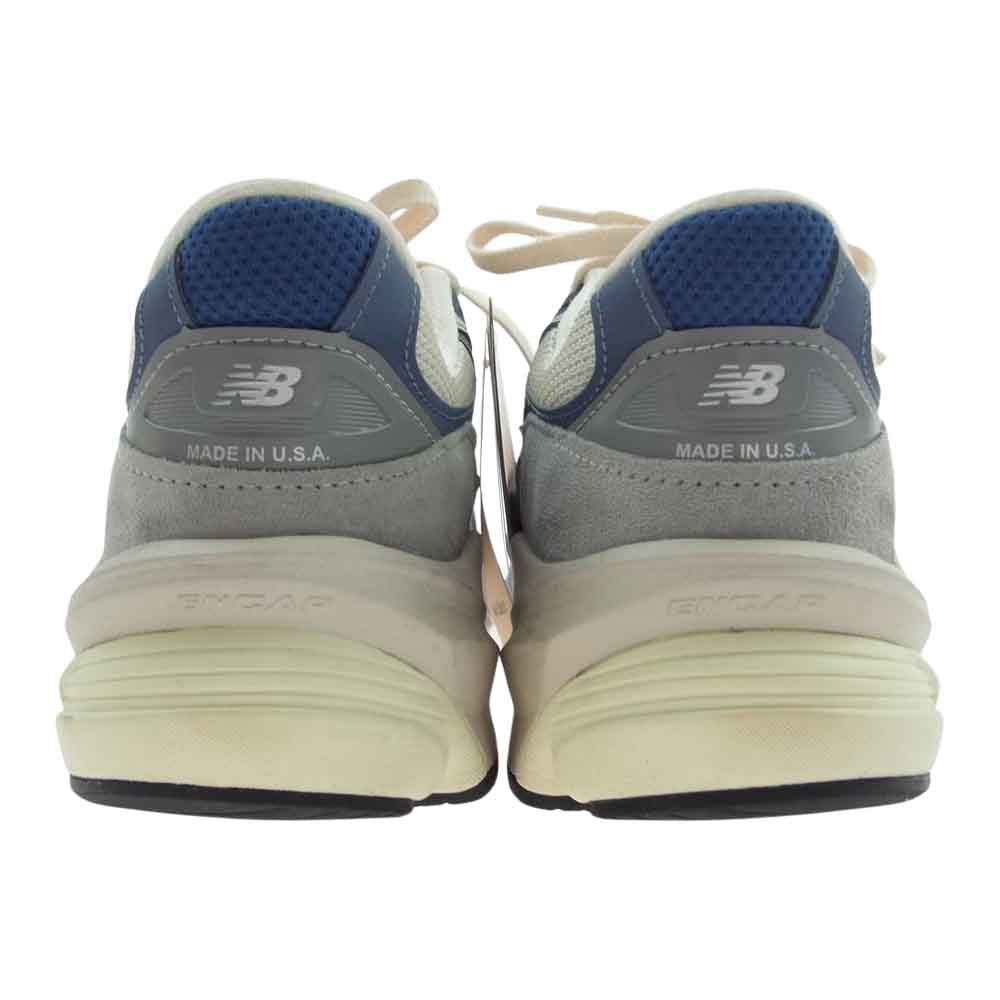 NEW BALANCE ニューバランス U990TC6 USA製 990 V6 TC6 GRAY スニーカー オフホワイト系 グレー系 ネイビー系 27.5cm【中古】