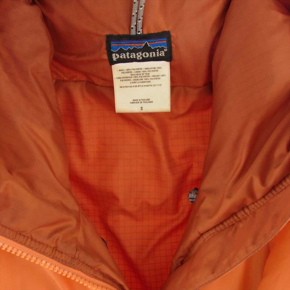 patagonia パタゴニア 03AW 84097FA 03年製 DAS PARKA ダスパーカー 中綿 ジャケット HOT LAVA  ホットラヴァ オレンジ系 S【中古】