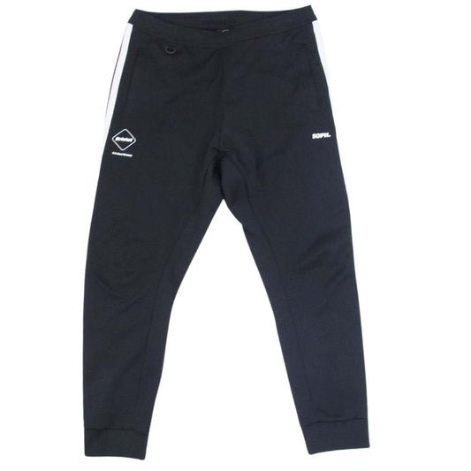 F.C.R.B. エフシーアールビー FCRB-222013 TRAINING TRACK RIBBED PANTS ジャージー トラック パンツ ブラック系 XL【中古】