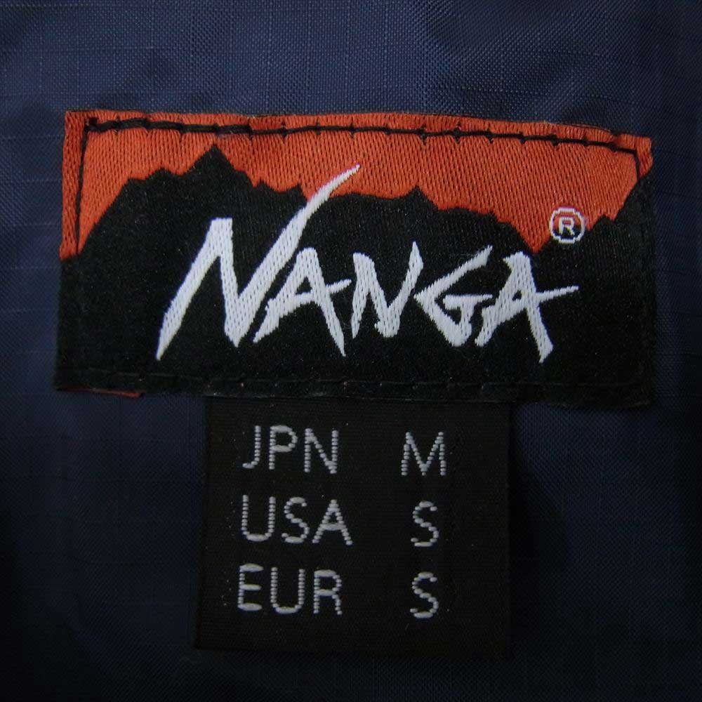 NANGA ナンガ Soutien Collar Coat with HOOD フード付き ステンカラー ダウン コート ネイビー系 M【中古】