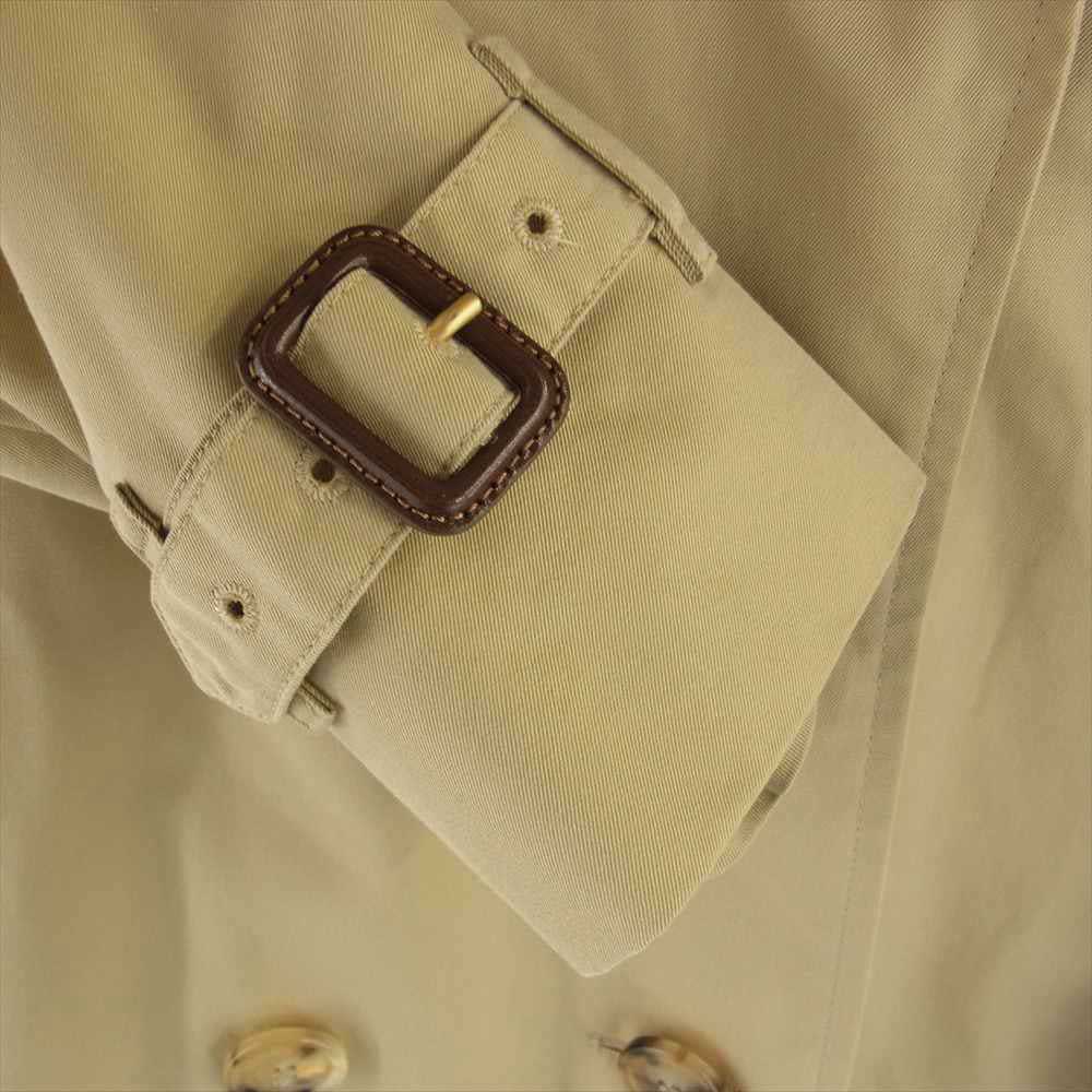 BURBERRY バーバリー GBBURLIMCAS 2850 68Q 国内正規品 英国製 KENSINGTON 裏地ノバチェック ケンジントン トレンチコート ベージュ系 UK4/US2/IT36【中古】