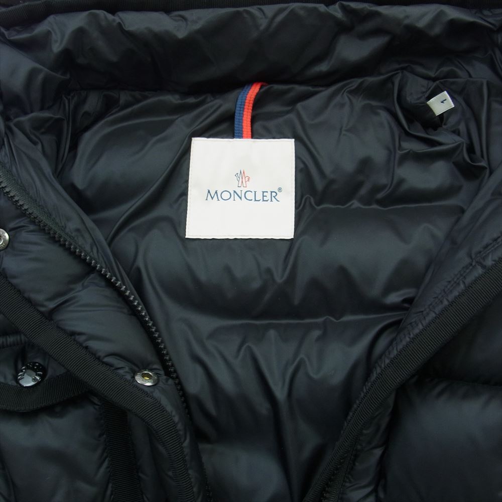 MONCLER モンクレール D29349 30005 53048 HERMINE エルミンヌ ロング ダウンコート  ブラック系 1【中古】