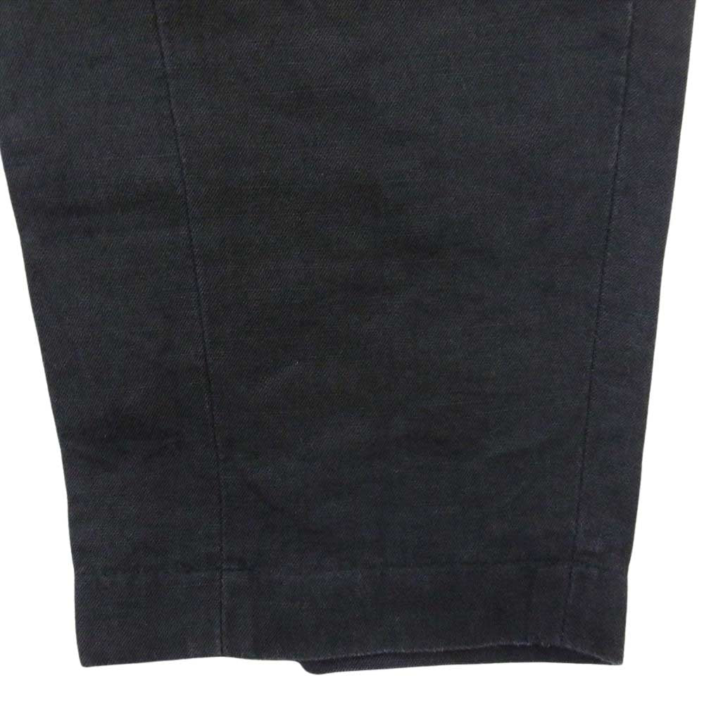 DAMIR DOMA ダミールドーマ 75003 イタリア製 ウール混 リネン サルエルパンツ ブラック系 46【中古】