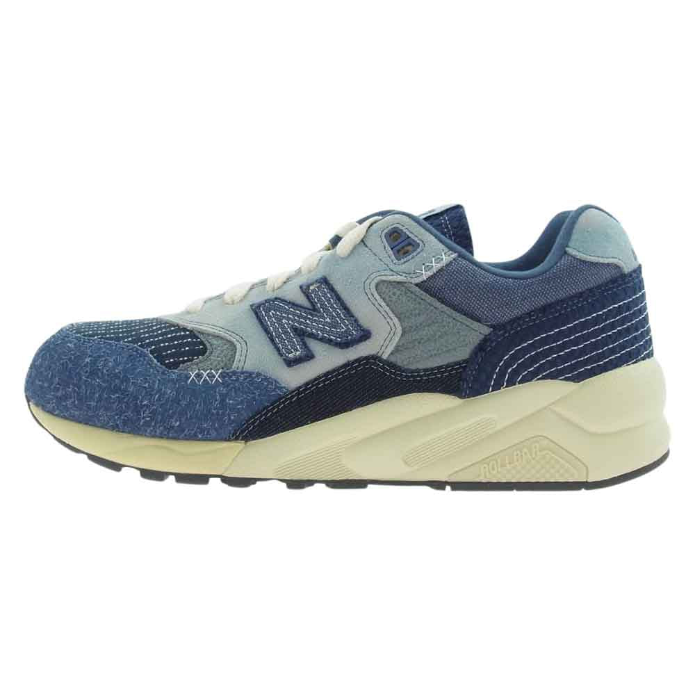 NEW BALANCE ニューバランス MT580JP Boro Pack 襤褸パック ボロパック ローカット スニーカー ネイビー系 ライトブルー系 28cm【極上美品】【中古】