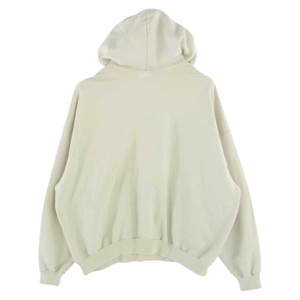 BALENCIAGA バレンシアガ 22AW 713677 Be Different Popover Hoody ダメージ クラッシュ加工 スウェット パーカー フーディ オフホワイト オフホワイト系 L【中古】