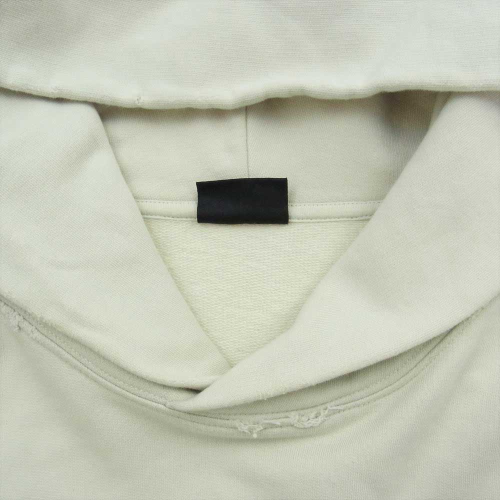 BALENCIAGA バレンシアガ 22AW 713677 Be Different Popover Hoody ダメージ クラッシュ加工 スウェット パーカー フーディ オフホワイト オフホワイト系 L【中古】