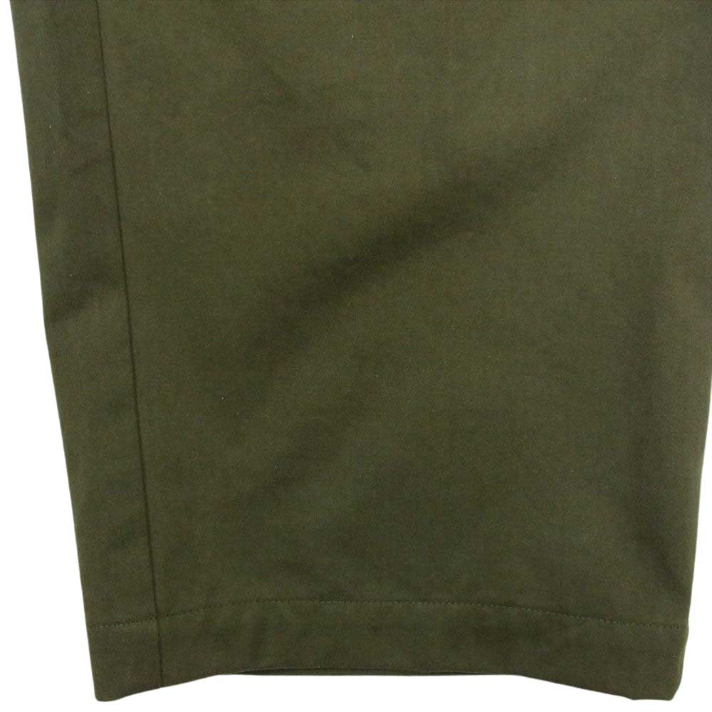 アプレッセ 23SS 23SAP-04-15H Chino Trousers 2タック チノ トラウザー スラックス カーキ系 1【新古品】【未使用】【中古】